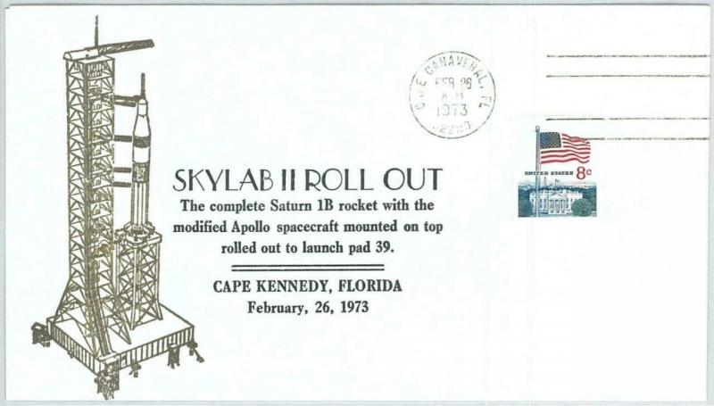 73857 - USA - Postal History - SPECIAL Cover  1973 - SPACE Astro SKYLAB