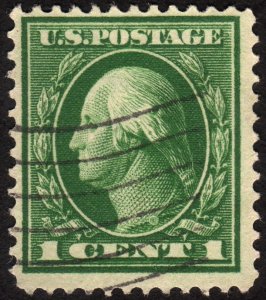 1912, US 1c, George Washington, Used, Sc 405