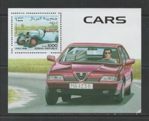 Thematic Stamps Transports - SOMALI REP 1998 CARS MS mint