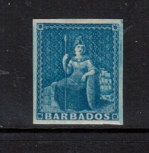 Barbados #2a Very Fine Mint Full Original Gum Hinged