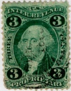 Scott R18c George Washington - Proprietary Revenue Stamp - Used