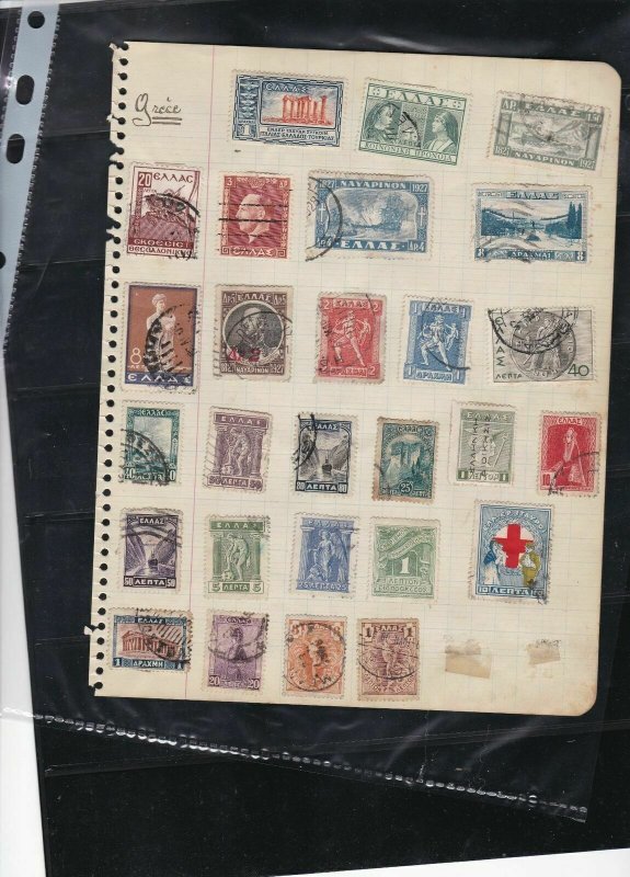 greece stamps page ref 18447