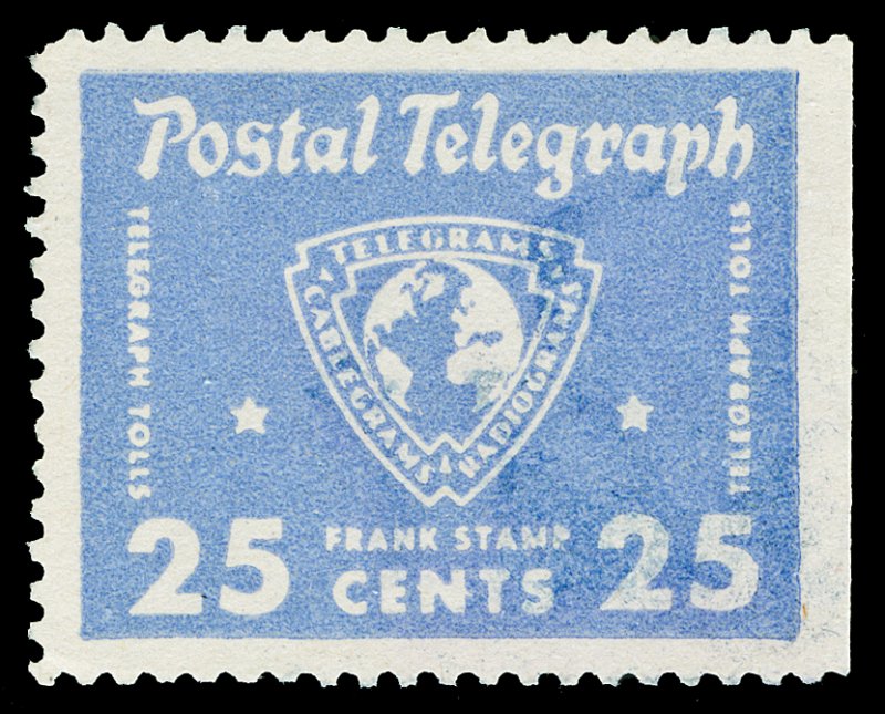 Scott 15TO30 1942 25c Postal Telegraph Company Stamp Cat $4.00