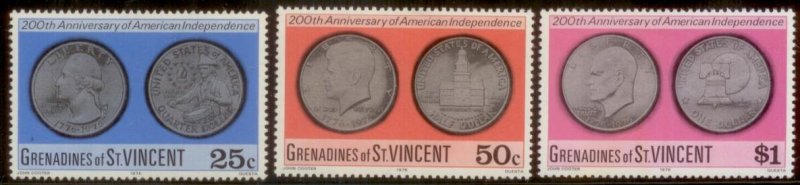 St. Vincent Grenadines 1976 SC#  81-3 MNH  L88