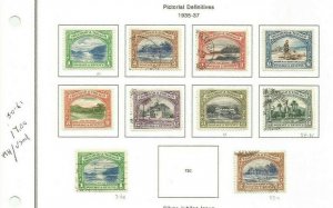 TRINIDAD AND TOBAGO SCOTT 50-61 USED SHORT