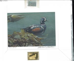 WASHINGTON #3 1988 STATE DUCK STAMP PRINT HARLEQUIN EXECUTIVE ED  Robert Bateman