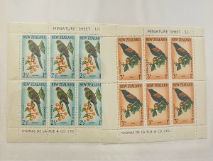 Souvenir Sheet New Zealand Scott #B63a-B64a nh