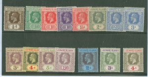 Leeward Islands #61/80 Unused Single (Complete Set)