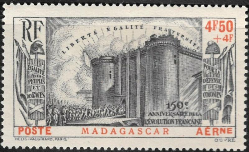 Madagascar #CB1 M/H 25% of SCV $18.00 **FREE SHIPPING**