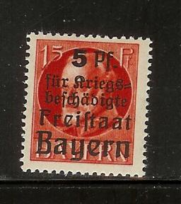 Bavaria B2 MNH King Ludwig III (E)