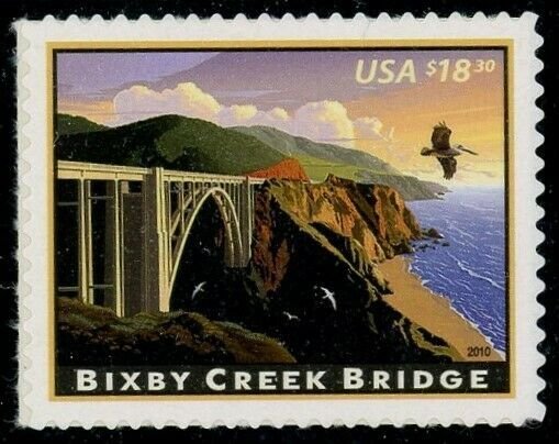 Scott 4439 Express Mail $18.30 Bixby Creek Bridge MNH  Single