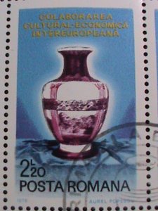 ROMANIA 1976-INTERNATIONAL EUROPEAN CULTURE ECONOMIC- CTO S/S VERY FINE