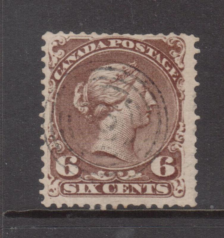 Canada #27iv Used Double Print Rarity **With Certificate**