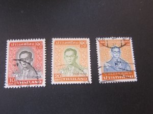 Thailand 1972 Sc 615-6,619 FU