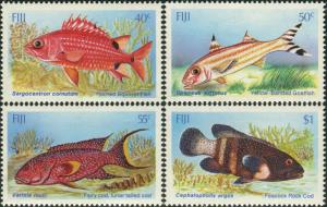 Fiji 1985 SG706-709 Fish set MNH