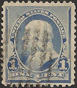 # 219 DULL BLUE USED BEN FRANKLIN SCV-0.75