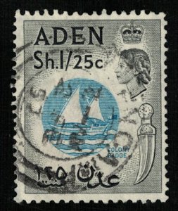 Aden, 1964-1965, Sh1 / 25 cents, MC #70 (T-7403)