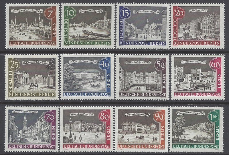 Germany Berlin #9N196-9N207 1962-1963 Mint NH Set of 12