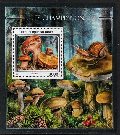 Niger #Z010 MNH S/Sheet - Mushrooms