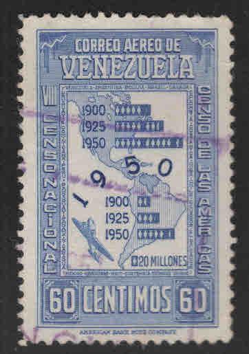 Venezuela  Scott C308 Used  stamp