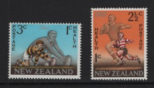 New Zealand  #B73-B74  MNH  1967  Rugby