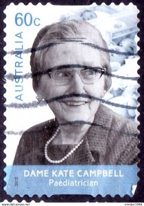 AUSTRALIA 2012 60c Multicoloured Medical Personalities - Dame Kate Campbell S...