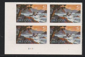 ALLY'S STAMPS US Plate Block Scott #4376 42c Oregon Statehood [4] MNH F/VF [STK]
