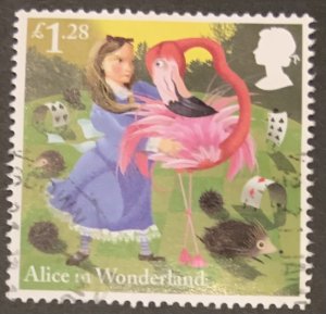 GREAT BRITAIN 2015 ALICE IN WONDERLAND £1.28 CROQUET SG3665  FINE USED