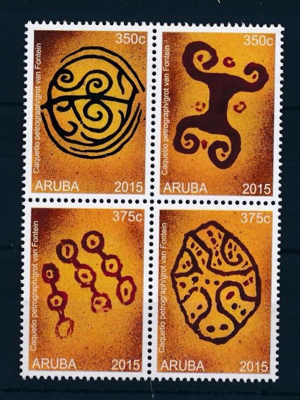 [AR822] Aruba 2015 Cave Paintings MNH