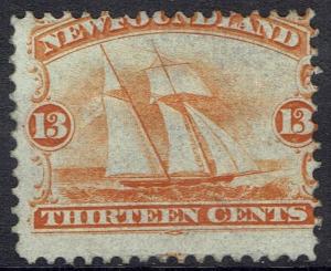 NEWFOUNDLAND 1865 SHIP 13C 