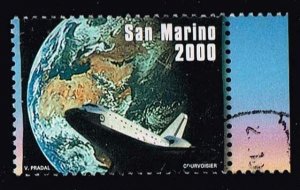 San Marino 1998,Sc.#1426c used  Space: Shuttle and Earth