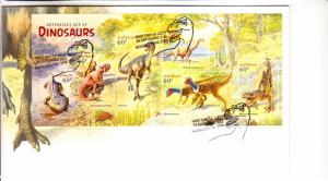 Australia 2013 FDC Scott #3991c Souvenir sheet of 6 60c Australia's Age of Di...
