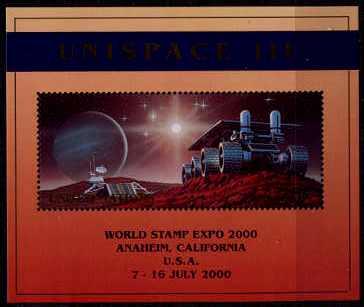 U.Nations NY 763a MNH s/s Space SCV16