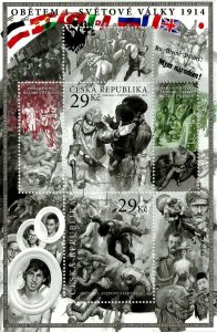 Czech Republic 2014 MNH Stamps Souvenir Sheet Scott 3609 First World War I Ruler