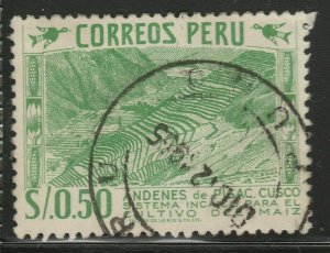 Peru 1952-53 Impr. Thomas De La Rue & Co 50c Used A18P56F454-