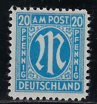 Germany AM Post Scott # 3N11, mint hr