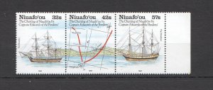 B0343 1991 Niuafo'Ou Transport Ships & Boats Pandora #188-90 1Set Mnh