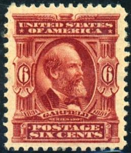 U.S. #305 MINT F-VF OG NH 