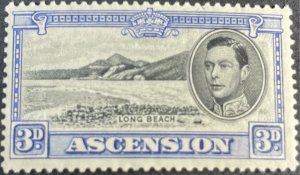 ASCENSION ISLAND # 44-MINT/HINGED-SINGLE--ULTRA--1938-53