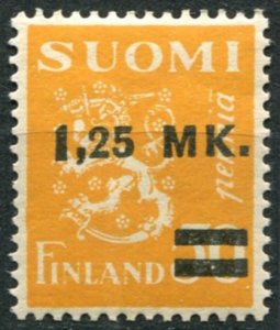 Finland Sc#196 MNH, 1.25m on 50p yel, Coat of Arms 1930 - Hammarsten-Jansson ...