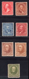 MOMEN: US STAMPS #279B-284 SET MINT OG LH LOT #78498