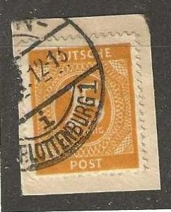 Germany, 546, used on piece, 1946.  (t46)