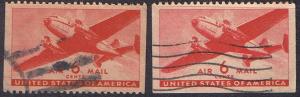 USA Airmail 6c plane FU C25a