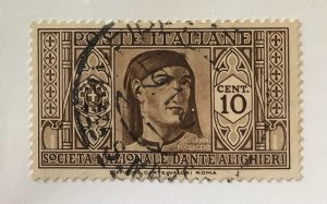 Italy 1932 Scott 268 used - 10c, Dante Alighieri Society