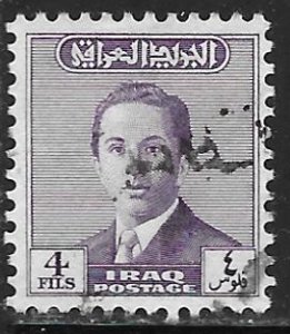 Iraq 144: 4f King Faisal II (1935-1961), used, F-VF