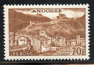 Andorra,  French # 141, Mint Never Hinge