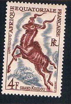 French Equatorial Africa 198 MLH Greater Kudu (BP8312)