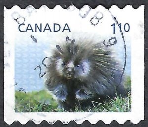 Canada #2605 $1.10 Baby Wildlife - Porcupine (2013). Perf. 8.5 horiz. Used