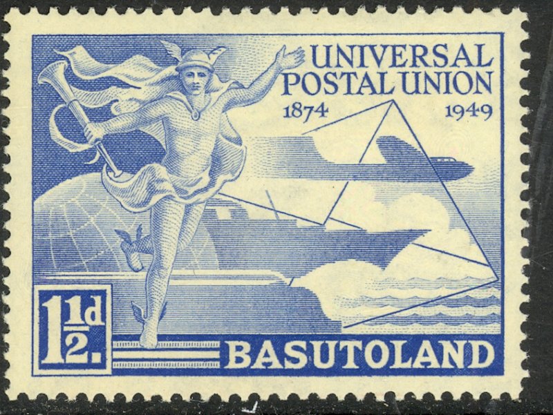 BASUTOLAND 1949 KGVI 1 1/2d UPU ANNIVERSARY Issue Sc 41 MLH