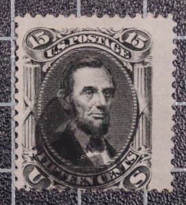 Scott 77 15 Cents Lincoln Used Nice Wide Stamp SCV $175.00